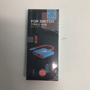 3 in 1 <b>Dock</b> Station for Type-<b>C</b> <b>USB</b> 3.0 PD 100W Charger 4K HD Converter for N-Switch Games 3 Ports HDTV OTG HUB Adapter - Product Image 2