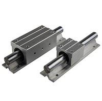 Guide linéaire SBR16 de diamètre 16 mm pour pièces de mouvement linéaire CNC avec 2 guides SBR16