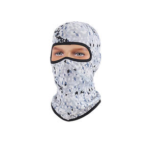 Männer Frauen Schwarz UV-Schutz Staub dicht Wind dichte Milch Seide Sturmhaube Gesichts maske Zum Skifahren Snowboarden Radfahren Wandern - Product Image 2