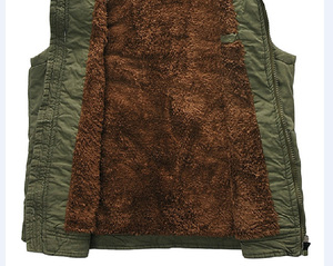 <span class=keywords><strong>Chaleco</strong></span> <span class=keywords><strong>de</strong></span> Algodón Personalizado para Hombre con Forro <span class=keywords><strong>de</strong></span> <span class=keywords><strong>Piel</strong></span> Corto, <span class=keywords><strong>Chaleco</strong></span> <span class=keywords><strong>de</strong></span> Invierno - Product Image 4