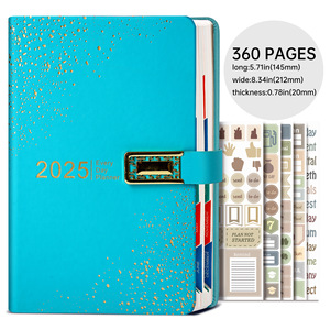 Tùy chỉnh A5 <span class=keywords><strong>2025</strong></span> kế hoạch diaily hàng tuần Tạp Chí da bìa cứng máy tính xách tay hàng ngày kế hoạch cho văn phòng - Product Image 5