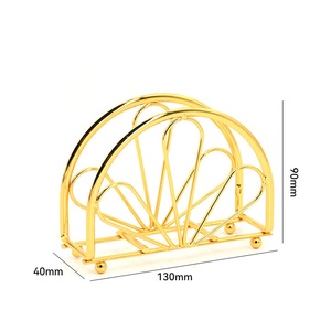 Porte-serviettes vertical moderne et créatif en fer, écologique, haut de gamme, pour table de salle à manger, décoration de bureau, pour hôtel - Product Image 1