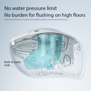 Inodoro Inteligente de Pared con Asiento Calefactado y Doble Descarga, Totalmente Automático, Integrado, Flotante y <span class=keywords><strong>Empotrado</strong></span> para Uso Doméstico - Product Image 4