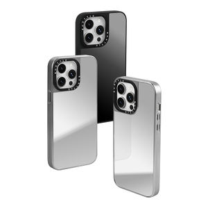 <span class=keywords><strong>Coque</strong></span> de téléphone personnalisée antichoc en TPU+PC de haute qualité avec dos miroir pour Apple <span class=keywords><strong>iPhone</strong></span> 15 16 17 Pro Max – Étui de protection pour maquillage - Product Image 1