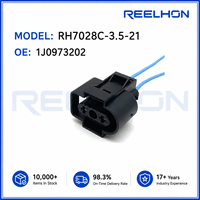 Conector Automotriz Sellado de 2 Pines Impermeable para Cableado Eléctrico, Modelo 7028C-3.5-21, Conexión Automática