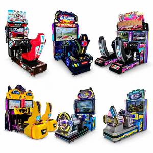 เครื่องเกมแข่งรถแบบสองที่นั่ง เครื่องเกมอาร์เคดแนวสตรีท เครื่องจำลองเกมแข่งรถสำหรับสถานบันเทิงและศูนย์เกม - Product Image 4