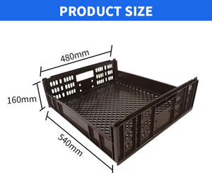 Hoge Kwaliteit Food Grade Stapelbare Geventileerde Mesh Plastic Kratten Mand Opslag Brood Bakkerij Trays - Product Image 2