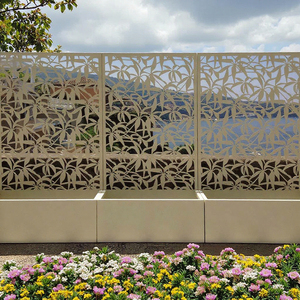 Laser Cut Metal Divider Planters with <strong>Screens</strong> &amp; Commercial Trellises Garden <strong>Decorative</strong> <strong>Screen</strong> Panels Customizable Design Privacy - Product Image 5