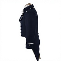 Veste uniforme vintage pour homme, style hussard, double boutonnage, pour cérémonies, printemps-automne
