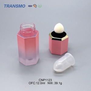 Tubes de brillant à lèvres vides personnalisables, conteneurs de fard à joues liquide, tubes de brillant à lèvres pentagonaux, vente en gros de tubes de brillant à lèvres - Product Image 3