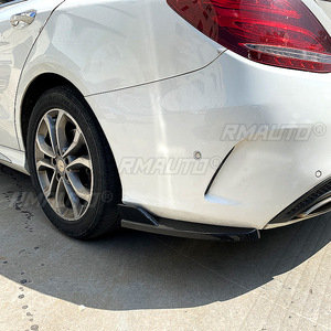 ชุดแต่งกันชนหลัง สำหรับรถยนต์ Mercedes Benz C-Class W205 C180 C200 C260 C43 AMG ปี 2015-2021 พร้อมดิฟฟิวเซอร์และสปลิตเตอร์ อุปกรณ์ตกแต่งรถยนต์ - Product Image 5
