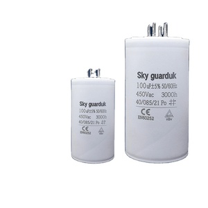 <span class=keywords><strong>Condensateur</strong></span> CBB60 à double connexion rapide, film polypropylène métallisé, pour moteur et pompe, boîtier plastique compact, série 450V <span class=keywords><strong>Démarrage</strong></span>/Entraînement - Product Image 1