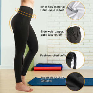 Fitness Sports <span class=keywords><strong>Sauna</strong></span> Shaper Pantalon Plein <span class=keywords><strong>Effet</strong></span> De Sueur Chaude Minceur Pantalon Shapewear Workout Gym Leggings - Product Image 5