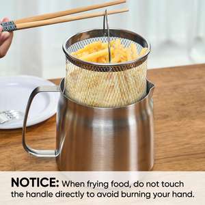 Equipo de Cocina Comercial, Olla con Orificios de Drenaje para una Distribución Uniforme del Aceite, Eliminación Eficiente del Aceite que Promueve una Mayor Salud - Product Image 5