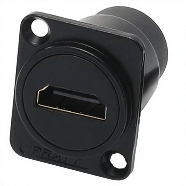 GIET Waterproof HDM I Female to Female Connector Panel Mount or Through Hole for HDTV Automation Mutimidia Signal Transmission