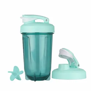 Bottiglia shaker SK di alta qualità per shaker proteico 20 oz per palestra in plastica per uso alimentare