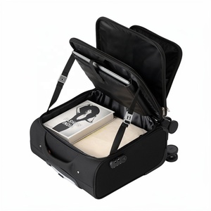 <span class=keywords><strong>Valise</strong></span> cabine <span class=keywords><strong>souple</strong></span> 16 pouces avec roulettes, petite <span class=keywords><strong>valise</strong></span> légère pour voyage - Product Image 2