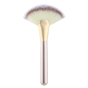 Brocha de Maquillaje de Madera con Forma de Abanico, <span class=keywords><strong>para</strong></span> Aplicar Maquillaje, Iluminador, Rubor y Polvo, con Pelo Sintético de Alto Brillo - Product Image 6