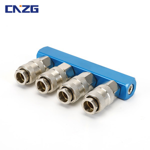 ข้อต่อแบบลมชนิด C ของยุโรป แบบ 2 ทาง SMYSMV แบบตรง พร้อมเกลียว 2 จุด สำหรับข้อต่อแบบเร็ว SML สามตำแหน่ง - Product Image 2