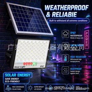 Reflector Solar LED de 12V para Exteriores, Impermeable IP67, de Montaje en Superficie, para Jardín y Calle - Product Image 1