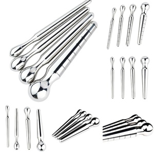 Tapón Uretral de Acero Inoxidable Grueso FRRK, 4 Tamaños XL, Juguetes Sexuales para Retrasar la Eyaculación, Masajeador de Próstata, Masturbador Masculino - Product Image 1