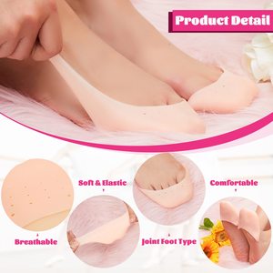 Couvre-orteils protecteurs d'orteils <span class=keywords><strong>pour</strong></span> femmes pochettes d'<span class=keywords><strong>orteil</strong></span> en Silicone coussinets en Gel protecteurs de chaussures de Pointe coussinets de chaussette en Gel <span class=keywords><strong>pour</strong></span> pied métatarsien - Product Image 5