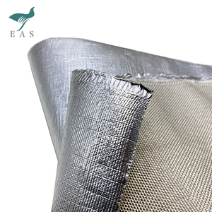 Adhésif silicone haute température, tissu en fibre de verre avec feuille d'aluminium pour isolation thermique, couverture anti-feu, couverture de soudage - Product Image 5