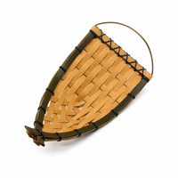 Panier de cuisine en PP tissé imitation bambou, qualité alimentaire, imperméable, durable, facile à nettoyer, pour la présentation de salades, sandwichs et sushis