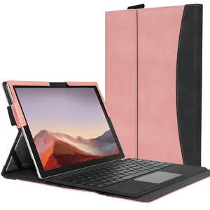 laptop standı çevirme Suppliers-Tablet kol Microsoft Surface kılıf Folio kılıf için yüzey Pro 7 6 5 4 durumda kadın erkek dizüstü bilgisayar