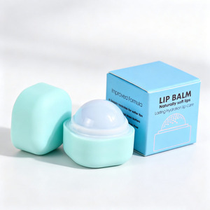 Baume à lèvres carré en marque privée, biologique, hydratant, saveur fruitée, en forme de macaron, soin des lèvres, logo personnalisé - Product Image 6