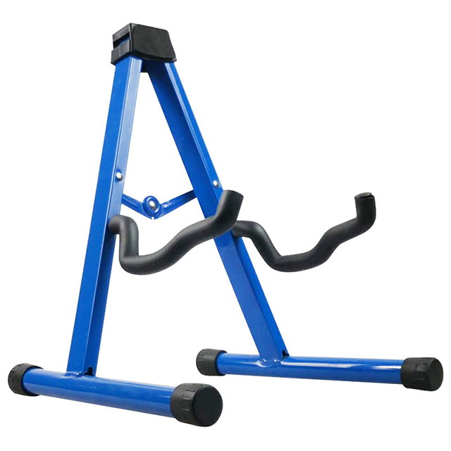 Wholesale Folding Guitar Instrument Accessory Guitar Supporter Stand Foldable Acoustic Guitar Stand