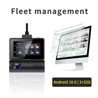 Cámara para Coche 4G LTE ADAS con Doble Lente, GPS, Visión Nocturna, Pantalla Táctil de 3 Pulgadas, 1080P Delantera/720P Trasera, Monitoreo en la Nube, WiFi, Modo de Estacionamiento, DVR para Coche