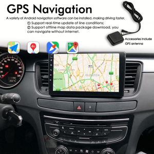 Radio para Auto con Android 13, 8+128GB, CarPlay Inalámbrico, para Peugeot 508 2011-2018, Control por Voz AI, Reproductor Multimedia de Video, Estéreo, GPS - Product Image 4