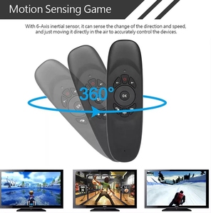 Mini clavier sans fil C120 Air Mouse avec télécommande vocale pour Android TV Box PC, code fixe, compatible avec les mini claviers <span class=keywords><strong>Pk</strong></span> MX3 G10 G20 Q5 - Product Image 5