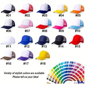Casquette en filet éponge personnalisée avec logo brodé, vente en gros d'usine, visière d'été - Product Image 3