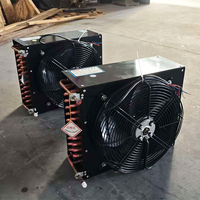 Unité de condensation compacte d'occasion en alliage d'aluminium avec compresseur, serpentin refroidi par air, ventilateurs, refroidisseur, échangeur de chaleur pour la réfrigération