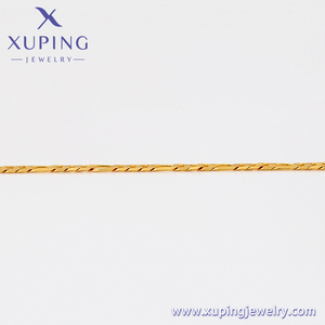 Bijoux xup en or 24k, Simple chaîne de luxe, <span class=keywords><strong>collier</strong></span> de Couple, bon marché, arabie saoudite, plaqué, vente en gros, A00896115 - Product Image 4