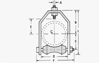 Rouleau de suspension HVAC avec conception à tige unique pour système de tuyauterie d'isolation d'eau réfrigérée Tianying Machinery