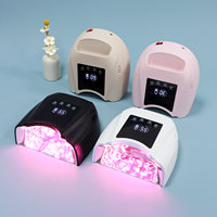 Lampe UV sans fil rechargeable pour ongles, professionnelle, avec capteur automatique, séchage rapide du gel, pour salon de manucure et pédicure, logo personnalisé