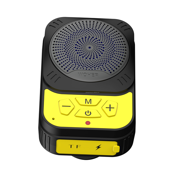 OEM Portable Magnetic Clip-on Wearable Wireless Speaker Mini  Rechargeable Sports Outdoor Collar BT Speaker