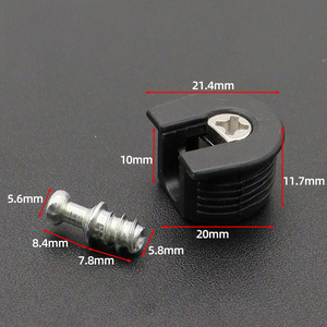 Furniture Cabinet <b>Shelf</b> Support Connector Premium Quality Connectors & <b>Shelf</b> Supports - Product Image 3