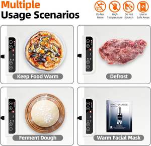 Tapis chauffant électrique portable et pliable en silicone et plastique PP écologique 47x35cm personnalisable pour la vente en gros - Product Image 5