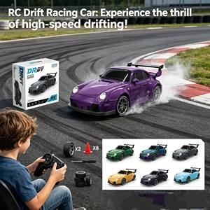DWI <span class=keywords><strong>RC</strong></span> Juguetes de Control Remoto 2.4G, Coche <span class=keywords><strong>RC</strong></span> Miniatura a Escala Completa, Modelo de Carreras y Derrapes, Escala <span class=keywords><strong>1</strong></span>:<span class=keywords><strong>24</strong></span>, Set de Luces de Conexión, Velocidad, Paquete Mixto de 4 Colores - Product Image 5