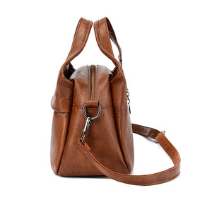 Sac à bandoulière rétro en cuir souple pour femme, grande capacité, utilisation quotidienne, printemps 2026 - Product Image 3