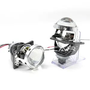 Lente de proyector BiLED de aluminio personalizada, alta disipación de calor, 71W, 5800K, proyector de faros delanteros de coche, 6 + 4 Chips, soporte sin pérdidas/enchufe H4