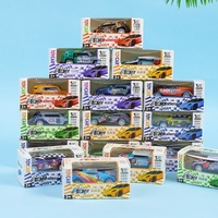 Voiture en métal Huili, modèle de course miniature éducatif pour enfants, échelle 1:5, en boîte, petit cadeau pour la maternelle, récompense pour les élèves