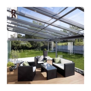Véranda américaine en aluminium de qualité supérieure prête à installer OEM <span class=keywords><strong>Rising</strong></span> Sunrooms en aluminium Maisons en verre avec prix d'usine - Product Image 6