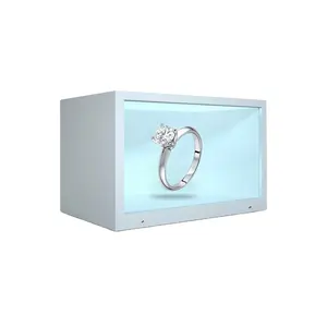 Armoire transparente tout-en-un de 65 pouces, armoire transparente 3D, écran transparent <span class=keywords><strong>analogique</strong></span> numérique humain - Product Image 1