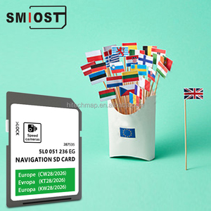 SMIOST Détecteur de vitesse Carte GPS Carte CID personnalisé pour carte mémoire <span class=keywords><strong>Micro</strong></span> SD pour Skoda MIB2 2026 Europe Octavia - Product Image 1
