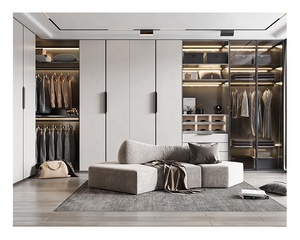 Morden Gris Automatique Boutique Meubles Armoire de Stockage Armoire Modulaire en Bois Placards pour la Chambre - Product Image 6